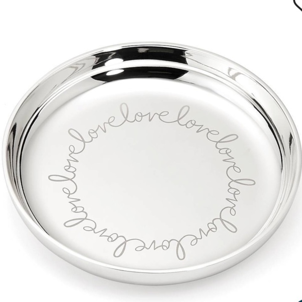 Silver Kate Spade Lenox Ring Jewelry Dish